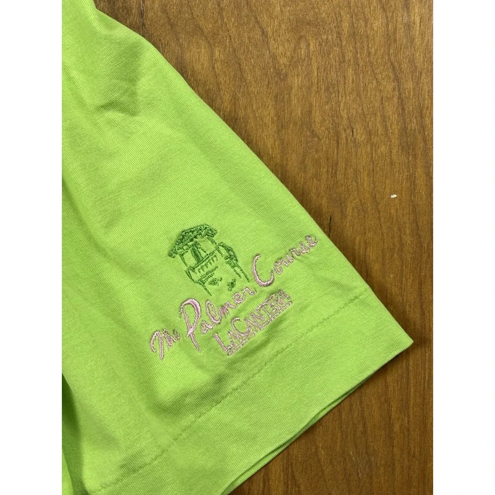 Polo Ralph Lauren Performance Polo Shirt Mens L Green La Cantera Palmer Golf - Picture 5 of 9